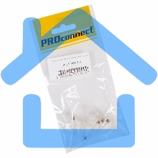 PROconnect Разъем RJ-45(8P8C) под витую пару, UTP, кат.5e (15 µ