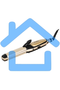 Выпрямитель Starwind SHC 7075 55Вт черный/шампань (макс.темп.:200С)