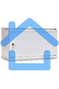 Шкаф телеком. настенный разборный 6U (600х350) дверь металл (ШРН-Э-6.350.1) (1 коробка)