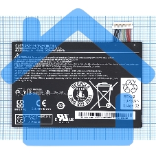 Аккумуляторная батарея для планшета Acer Iconia Tab A110 (BAT-714) 12.65Wh