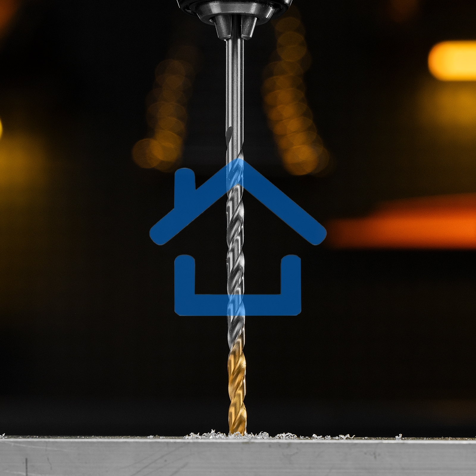 Сверло спиральное по металлу 5 х 132 мм, Р6М5, Golden Tip, удлиненное Denzel