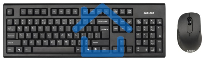 Комплект (клавиатура и мышь) A4Tech 7100N