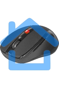 Мышь беспроводная Defender Ultra MM-315 черный, 1600 dpi, радиоканал, USB, кнопки - 6