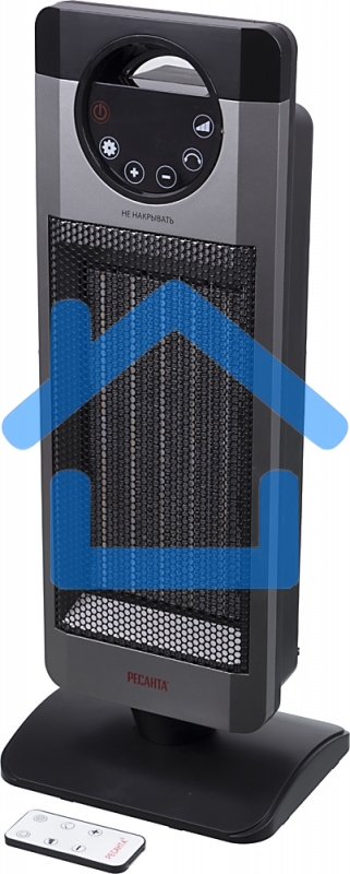 Тепловентилятор Ресанта ТВК-3, серый, 2000 Вт, 20 м2, термостат 67/2/5