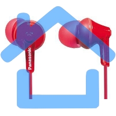 Наушники Panasonic RP-HJE125E-R красный 1.1м