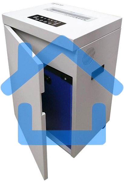 Шредер Office Kit S500 (2х15) белый (секр.P-5)/фрагменты/17лист./50лтр./скрепки/скобы/пл.карты/CD