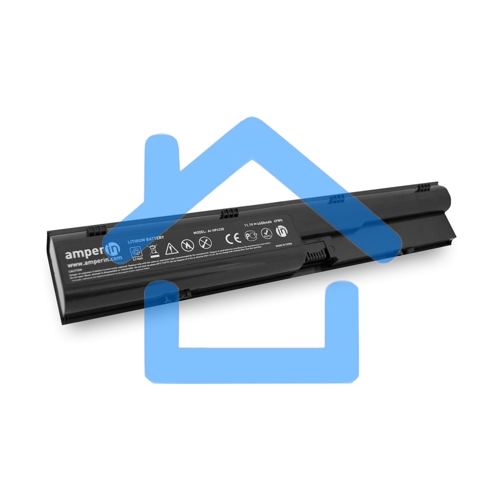 Аккумуляторная батарея Amperin для ноутбука HP ProBook 4330S, 4430S 11.1V 4400mAh (49Wh) AI-HP4330
