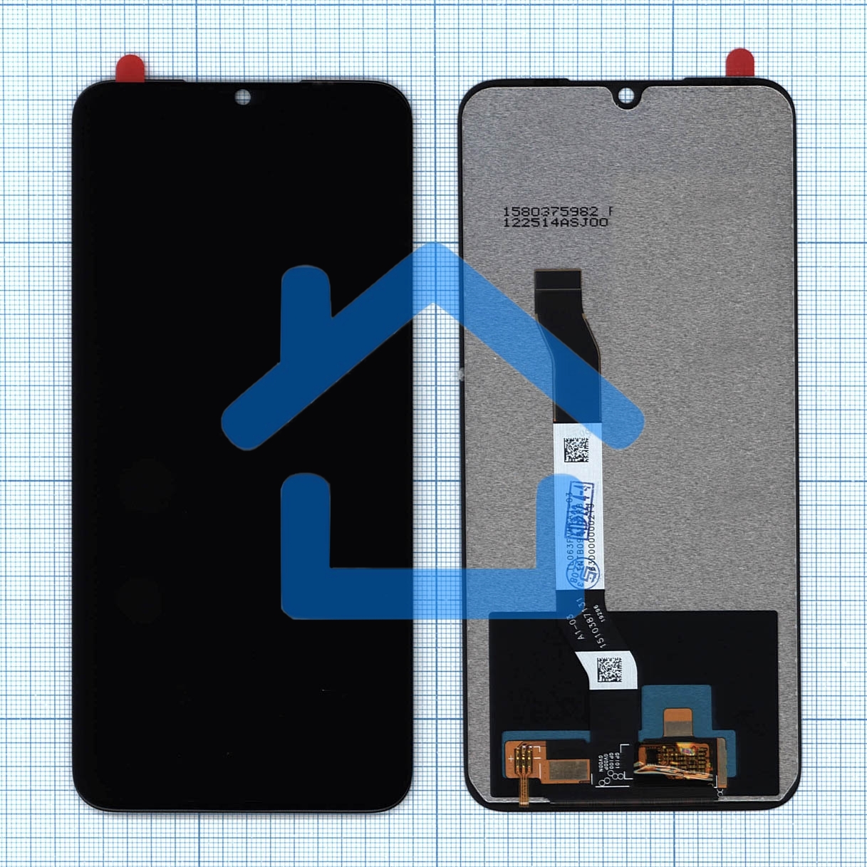 Дисплей для Xiaomi Redmi Note 8, Redmi Note 8 2021 (HC) черный
