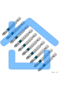 Набор бит GROSS 11335ph2х50 сталь s2 10шт