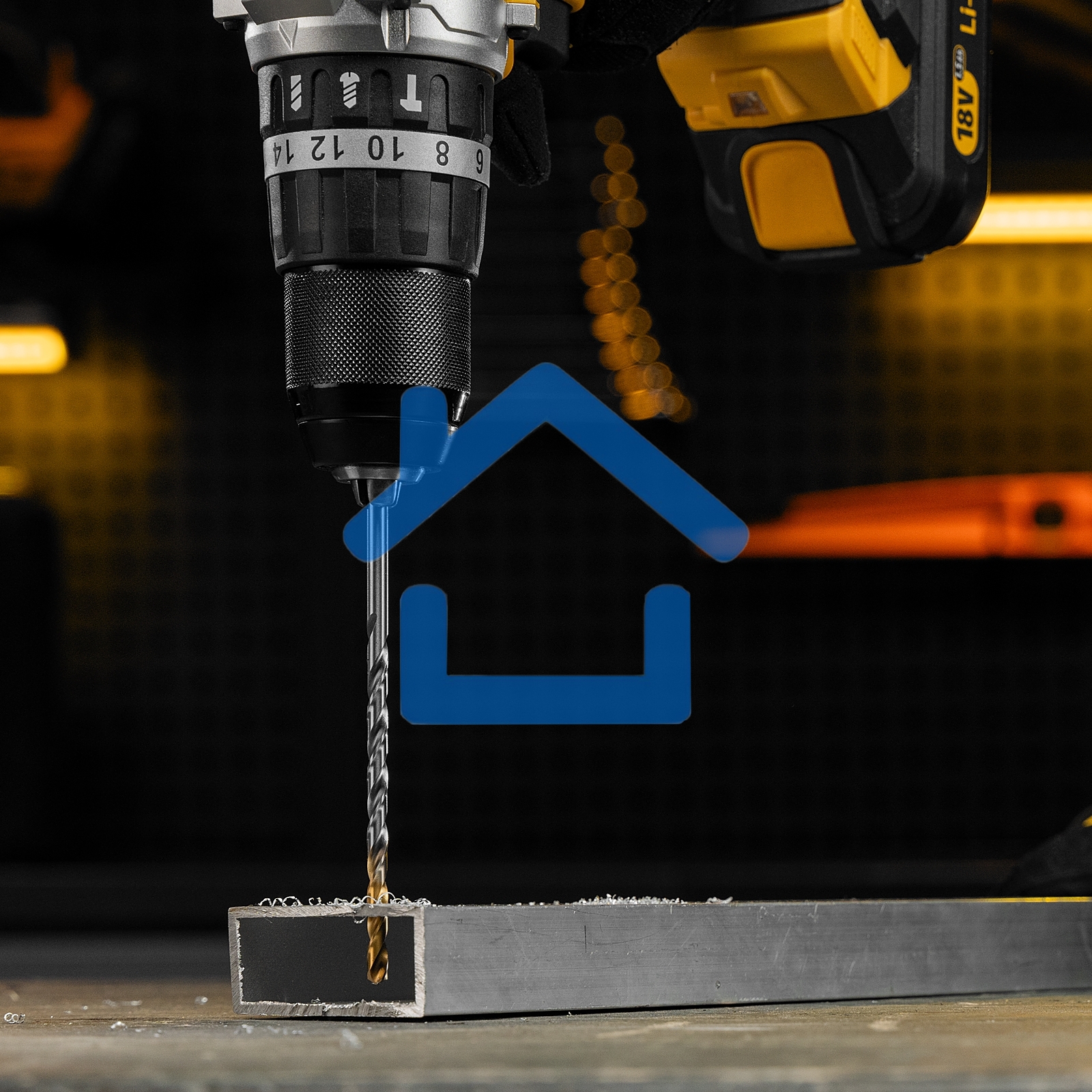 Сверло спиральное по металлу 5 х 132 мм, Р6М5, Golden Tip, удлиненное Denzel