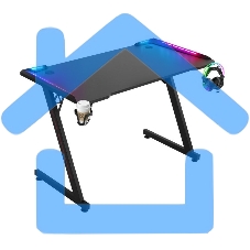 Стол Defender GAMING IDOL RGB черный