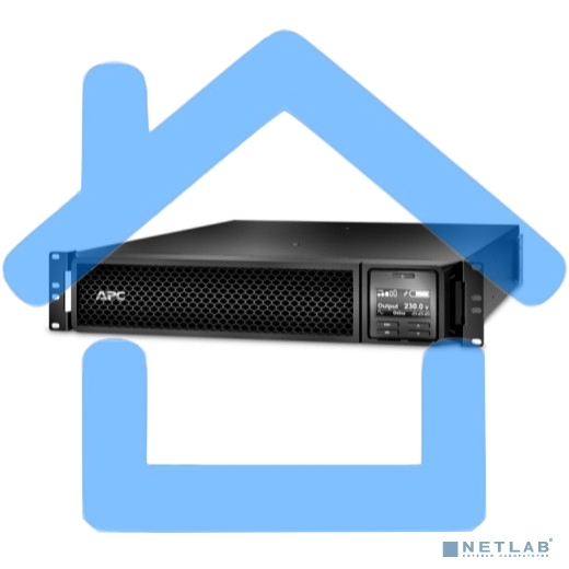 Источник бесперебойного питания APC Smart-UPS SRT, 1000VA/1000W, On-Line, Extended-run, Rack 2U (Tower convertible), черный