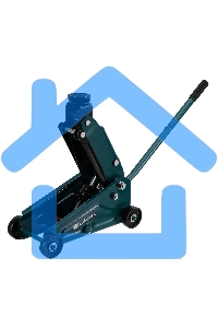 Домкрат гидравлический подкатной Сибртех 2,5 т, 148-387 мм, в пласт. кейсе