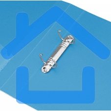 Папка на 2-х D-кольцах Бюрократ -0840/2DBLU A4, пластик, 0.8мм корешок 40мм, внутренний и торцевой карман, синий