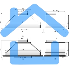Вытяжка встраиваемая Elikor 52Н-650-Э3Д нержавеющая сталь, 52.2 см, 650 куб. м/ч, 56 дБ