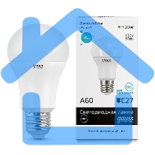 Светодиодная лампа Gauss LED Elementary 23225A60 15W E27 4100K 1/10/40 груша