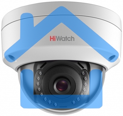 Камера видеонаблюдения IP HiWatch DS-I202(E)(2.8mm) 2.8-2.8мм  корп.:белый