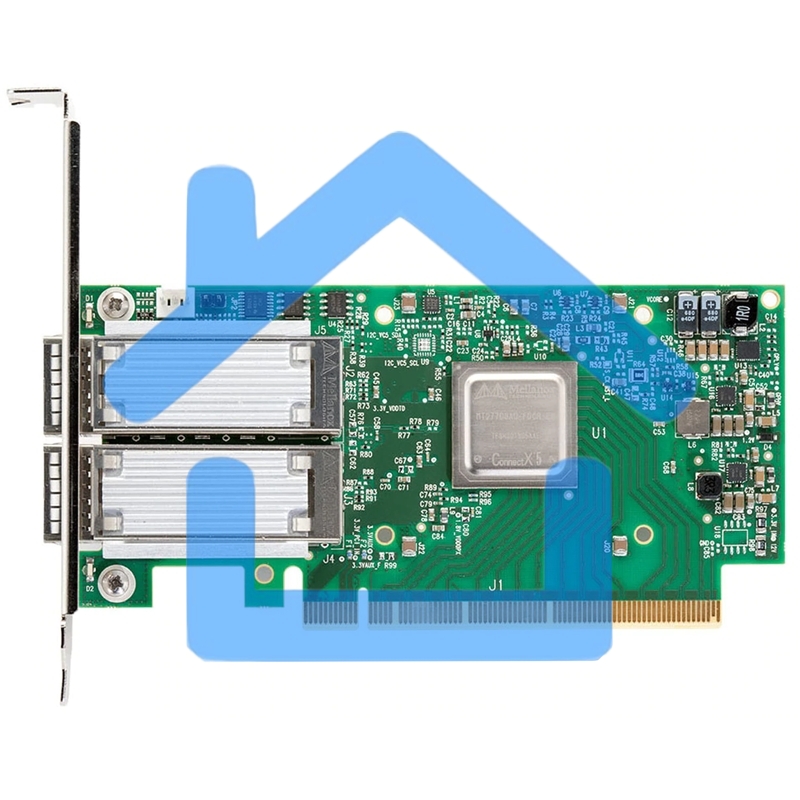 Сетевая карта MELLANOX ConnectX®-5 EN network interface card, 100GbE dual-port QSFP28, PCIe3.0 x16, tall bracket, ROHS R6