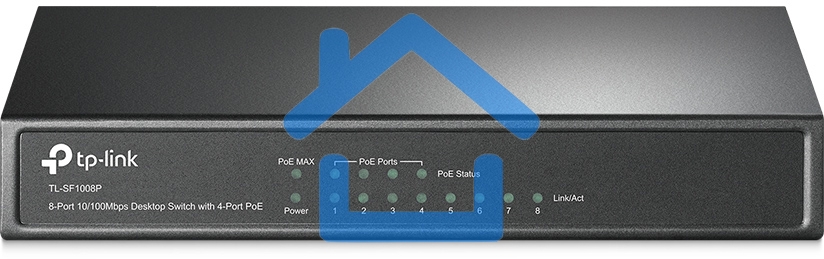 Коммутатор TP-Link SMB TL-SF1008P Коммутатор 8-port 10/100M Desktop PoE Switch