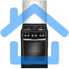 Плита газовая Gefest ПГ 6300-02 0046 черный, конфорок 4 шт, духовка 52 л, 60 см x 85 см x 60 см