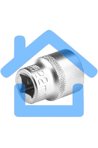 Головка торцевая, 22 мм, 12-гранная, CrV, под квадрат 1/2