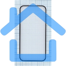 Защитное стекло 6D для Apple iPhone 14 Pro черный