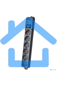 Сетевой фильтр Surge protector Pilot S Max (5 euros + 1GP), 15A/3.5kVA, automatic, 1.8 m, graphite