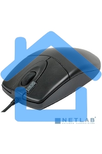 Мышь проводная A4Tech OP-620D черный, 1000 dpi, USB, кнопки - 4