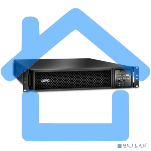 Источник бесперебойного питания APC Smart-UPS SRT, 1000VA/1000W, On-Line, Extended-run, Rack 2U (Tower convertible), черный