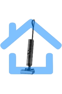 Моющий пылесос вертикальный Dreame H13 Pro, черный/черный, питание от аккумулятора, 250 Вт, уборка влажная и сухая, пылесборник контейнер 0.7 л, работа от АКБ max 40 мин