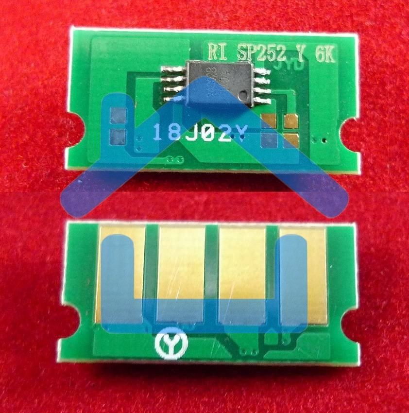 Чип ELP для Ricoh Aficio SP C252Dn/C252Sf/C262Dnw/C262Sf Yellow 6K (SPC252HE)