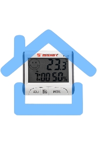 Метеостанции Rexant RM-011 70-0511 Термогигрометр комнатный с часами и функцией будильника