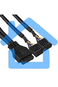 Планка USB на переднюю панель ExeGate EX289291RUS U5H-627, 5,25