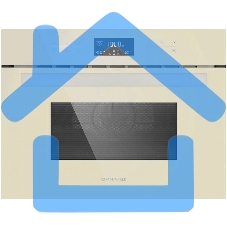 Шкаф духовой электрический с функцией СВЧ Maunfeld MCMO.44.9GBG, встраиваемый