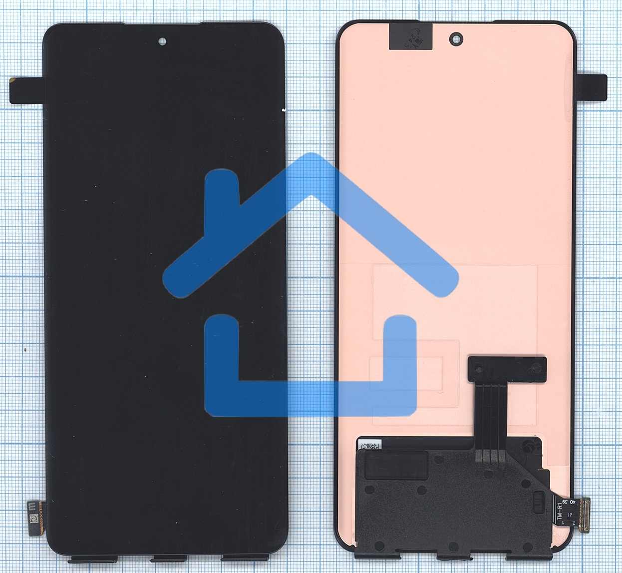 Дисплей для OPPO Reno 8T 5G (CPH2505) в сборе с тачскрином черный