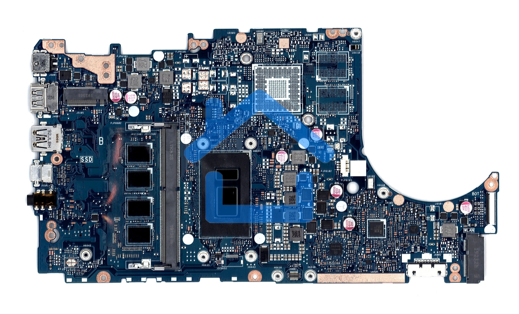 Материнская плата для Asus TP410UA 8G/I7-8550U 90NB0FS0-R01E00