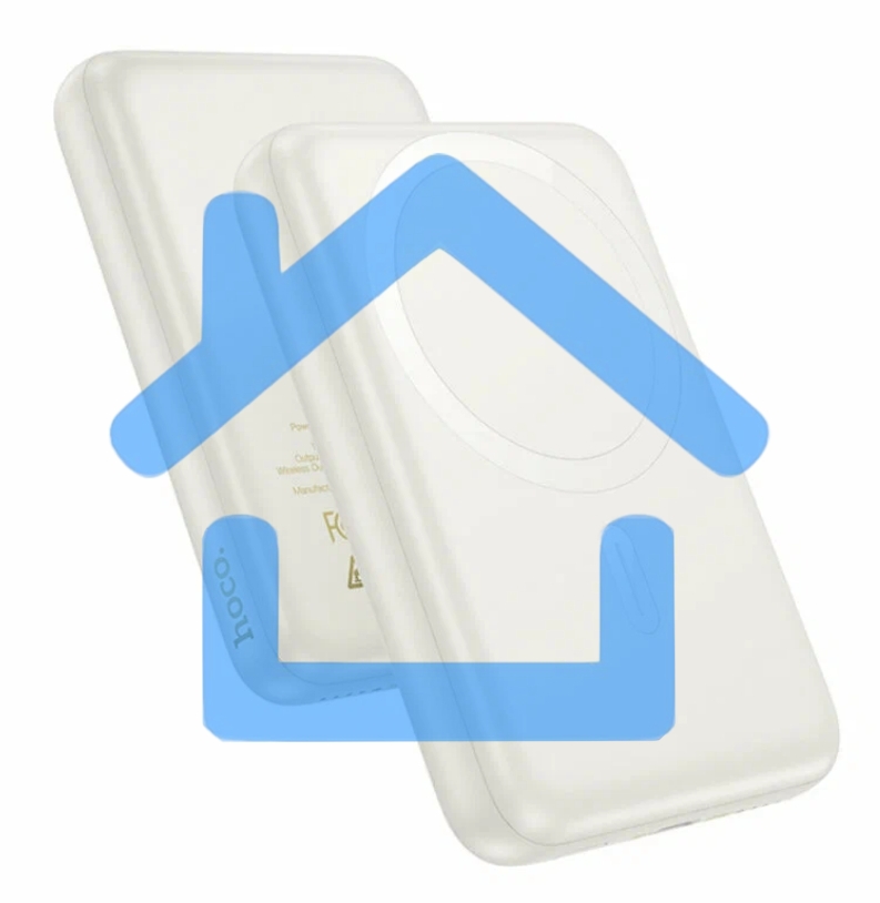 Внешний аккумулятор Powerbank HOCO J141 Grace с быстрой беспроводной зарядкой (магнитный), белый