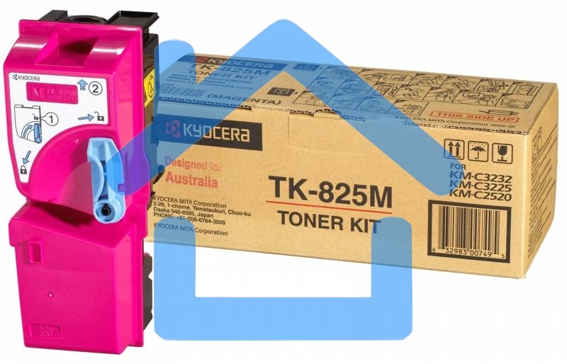 Картридж лазерный Kyocera TK-825M (1T02FZBEU0) пурпурный для KM-C2520/C2525E/C3225/C3232/3232E/C4035E 7000 стр.