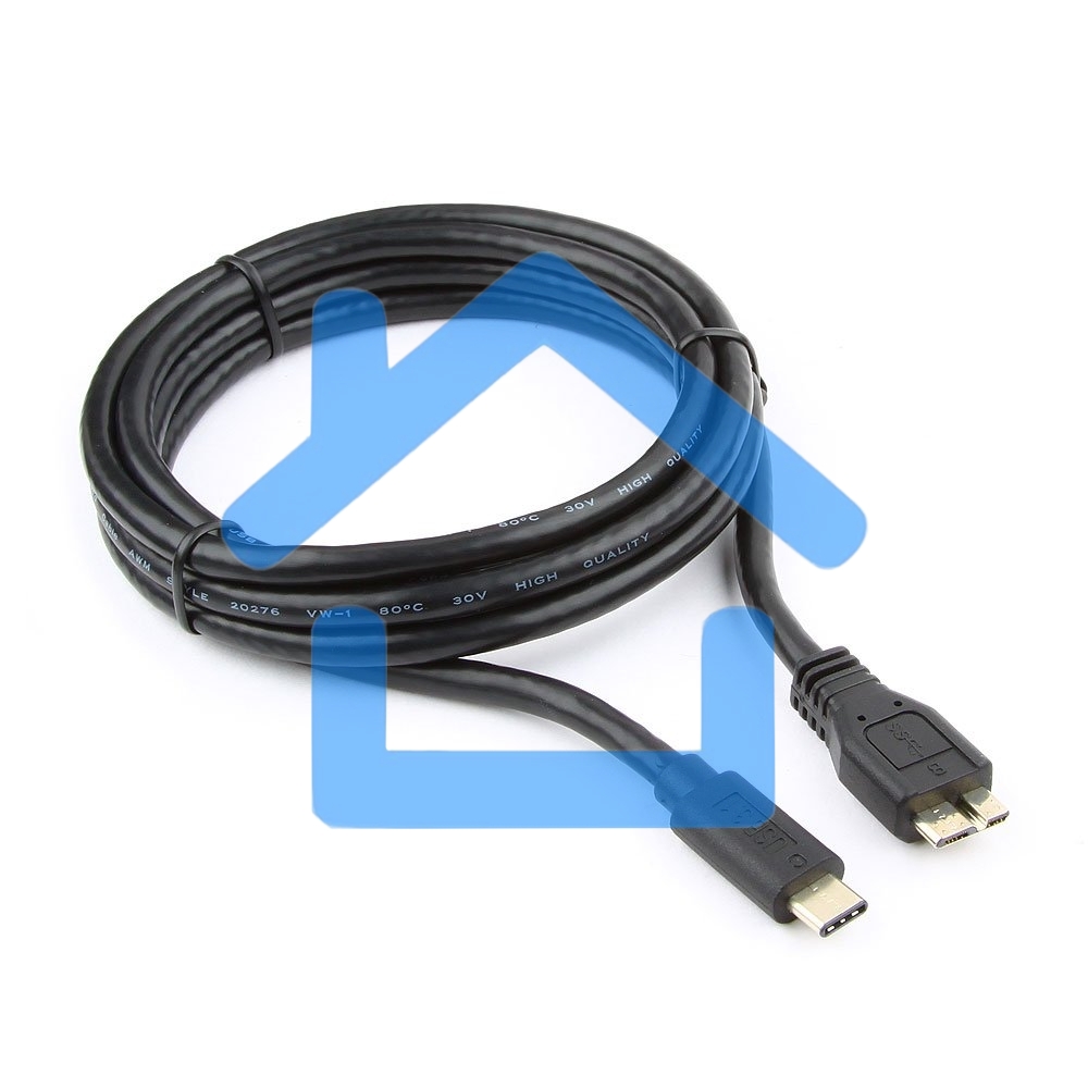 Кабель Cablexpert CCP-USB3-mBMCM-6 USB3.0 microBM/USB3.1TypeC, 1.8м, 