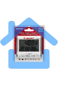 Метеостанции Rexant RM-011 70-0511 Термогигрометр комнатный с часами и функцией будильника