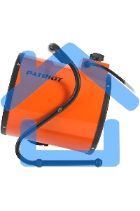 Электрокалорифер PATRIOT PT-R 5 633307265 (Мощность по ступеням 3.0/4.5 кВт, поток воздуха 420м3/час, вес 7кг)