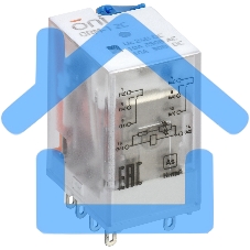 Реле интерфейсное ORM-1 2C 24В DC с LED и тест. кнопкой ONI ORM-1-2C-DC24V-L-B