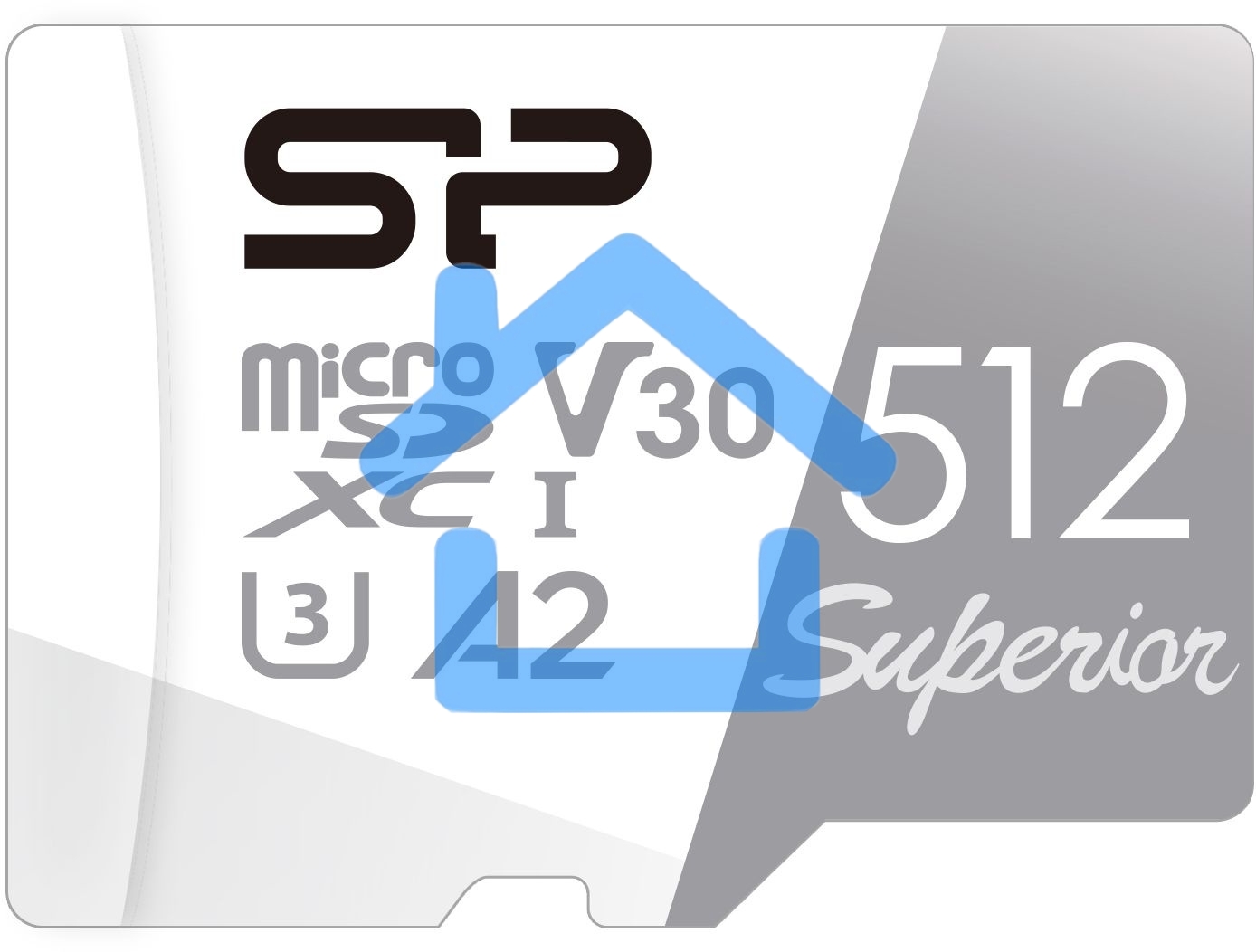 Флеш карта microSDXC 512Gb Class10 Silicon Power SP512GbSTXDA2V20 Superior w/o adapter