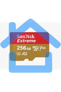 Флеш карта microSD 256GB SanDisk microSDXC Class 10 UHS-I A2 C10 V30 U3 Extreme 190MB/s
