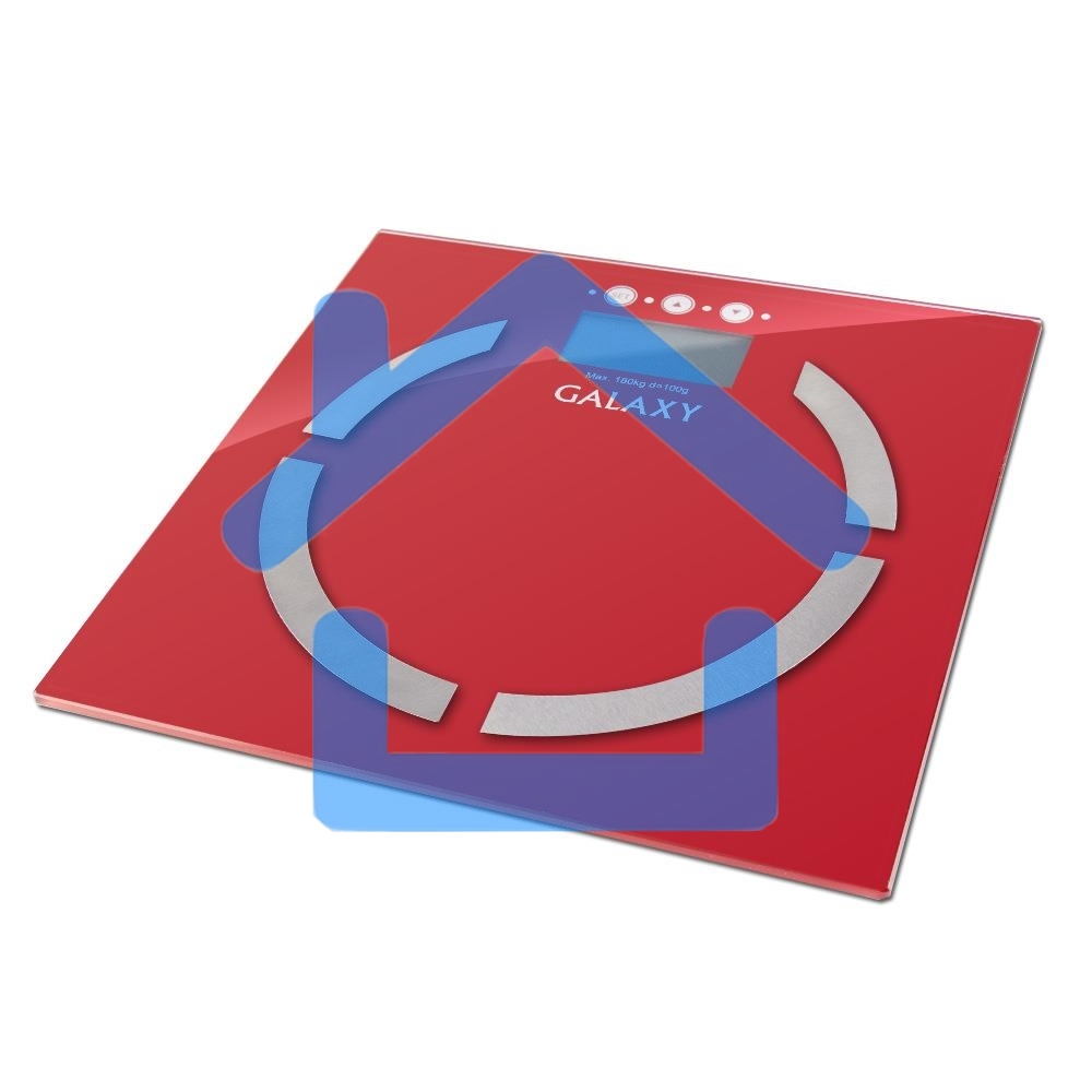 Весы многофункциональные Galaxy GL 4851, красный, электронные, эл. пит. 