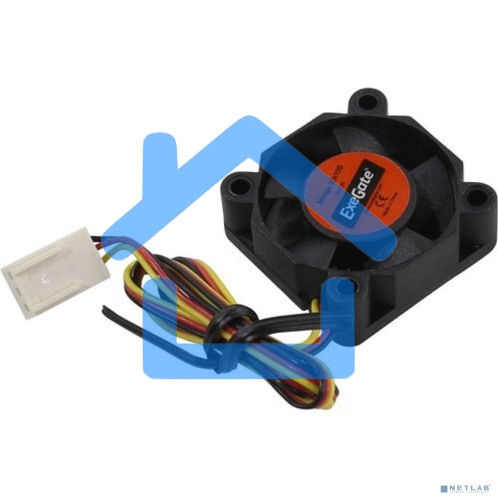 Вентилятор для корпуса ExeGate EX03010S3P черный, 30 мм, 10000 об/мин, 28.5 дБ, 3 pin