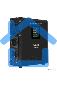 Источник бесперебойного питания (инвертор, синус, для котла, настенный) ExeGate FineSine SX-800.LCD.AVR.2SH 800VA/500W, чистая синусоида, цветной LCD-дисплей, AVR, 2*Schuko, линейно-интерактивный, внешняя батарея 12В до 200Ач (поставляется отдельно), креп