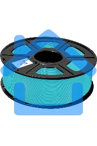 Пластик для принтера 3D Cactus CS-3D-PLA-1KG-CYAN PLA d1.75мм 1кг 1цв.