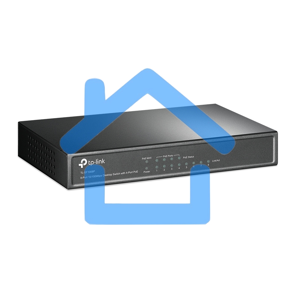 Коммутатор TP-Link SMB TL-SF1008P Коммутатор 8-port 10/100M Desktop PoE Switch