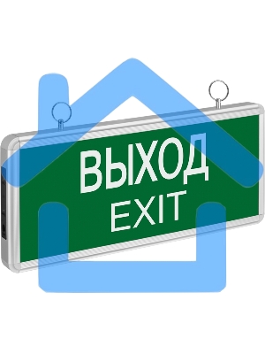 Указатель аварийный светодиодный Navigator NEF-01 (ВЫХОД) 3Вт 1,5ч постоянный подвесной IP20